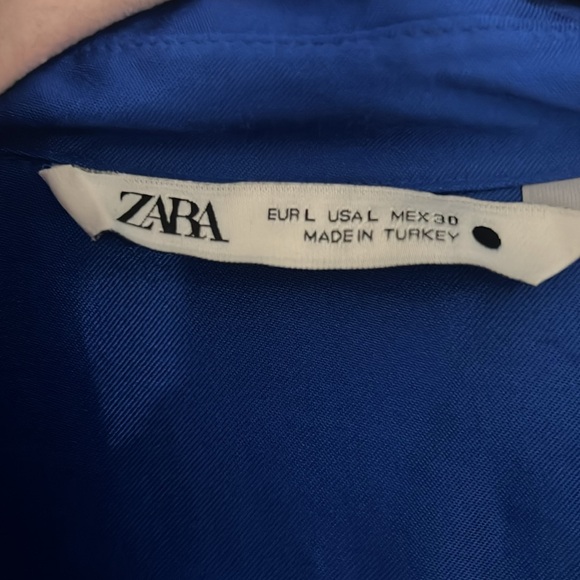 Zara bloggers favorite silk wrap dress large - Picture 6 of 8